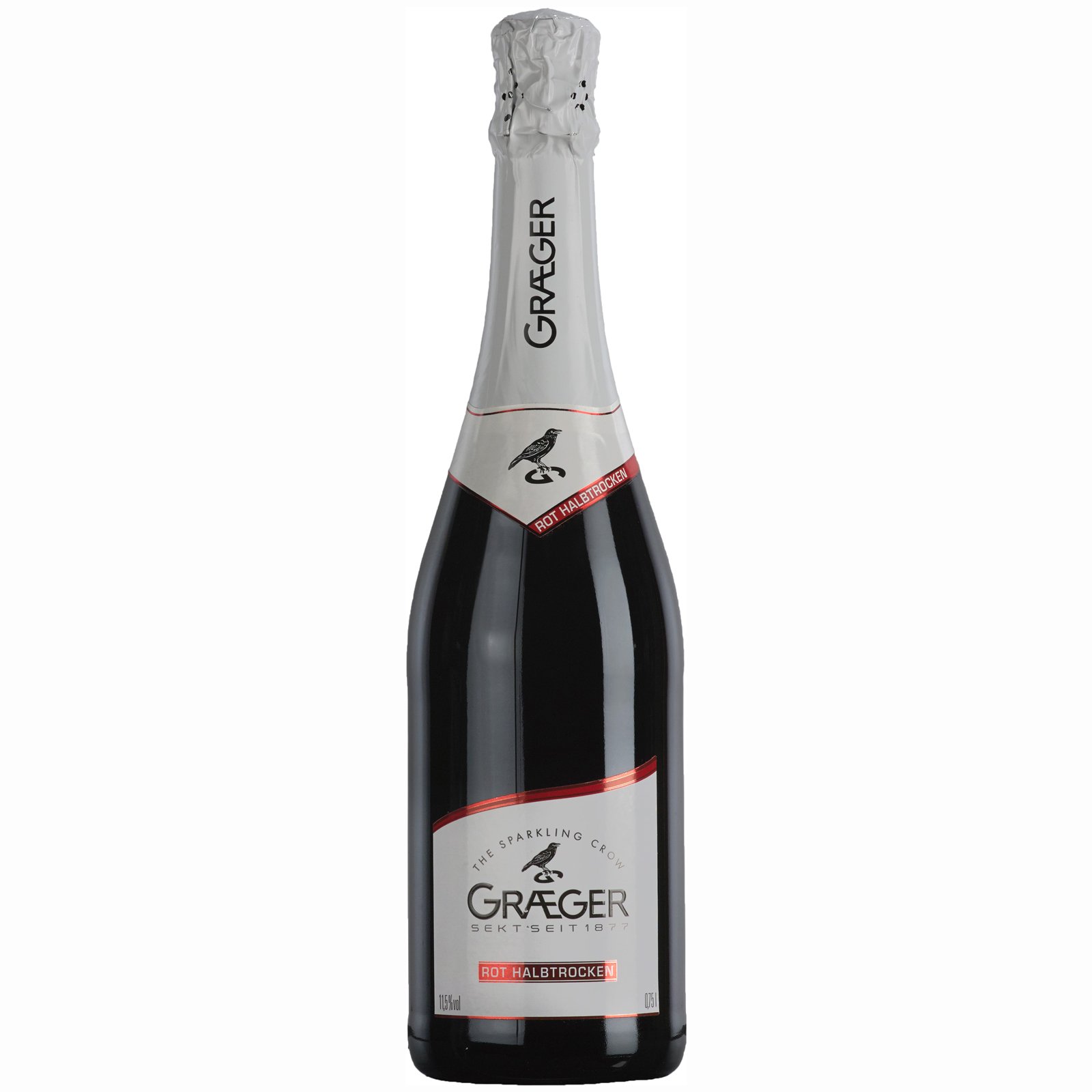 Graeger Sekt Rot Halbtrocken 0,75l