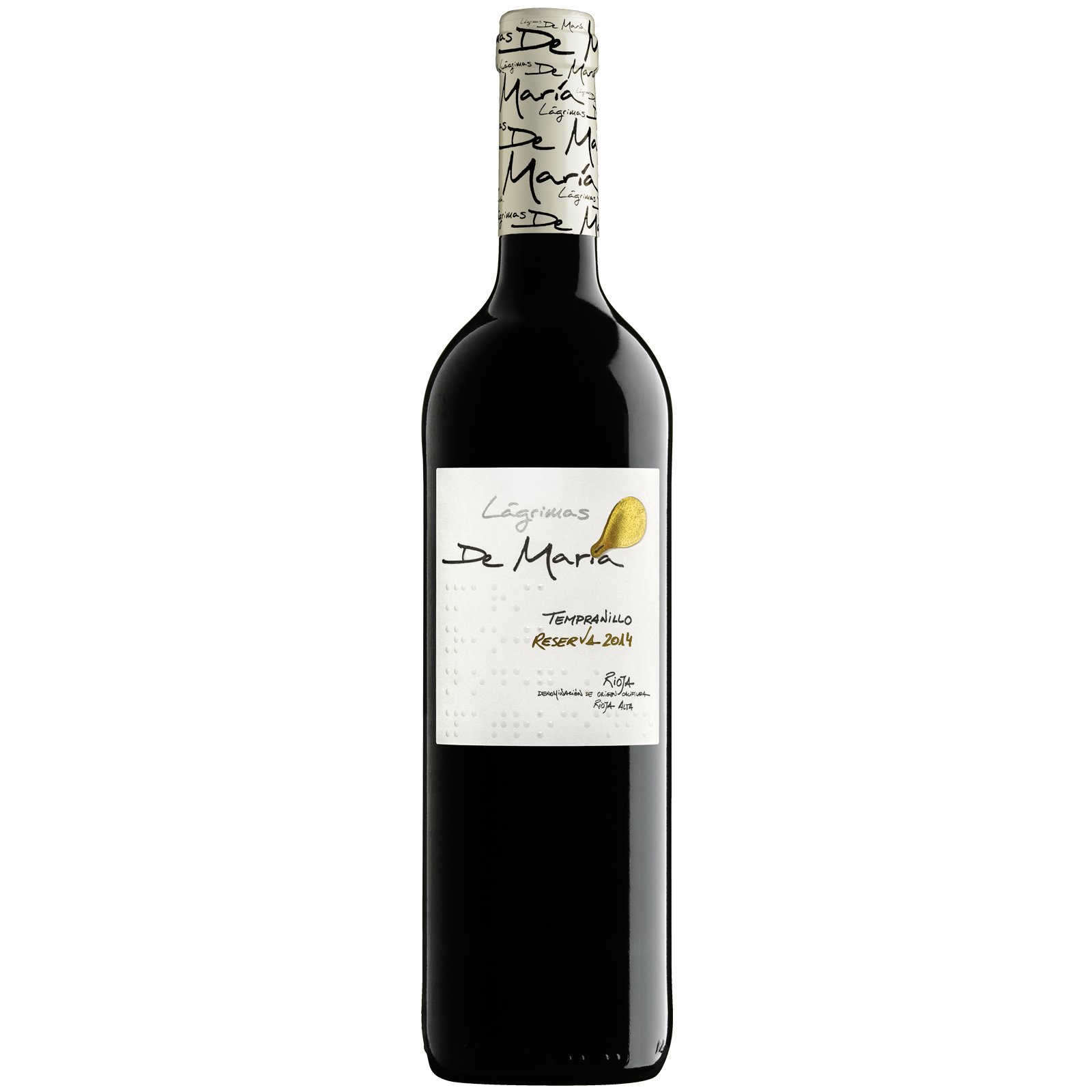 L�grimas de Mar�a Tempranillo Reserva 0,75 l